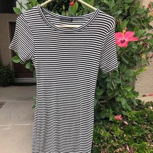 Brandy Melville Striped Short Sleeve Dress